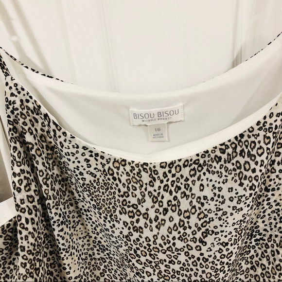 Bison Bisou Leopard Flirty Tank Dress - Picture 12 of 13